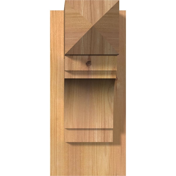 Merced Arts & Crafts Smooth Outlooker, Western Red Cedar, 5 1/2W X 12D X 12H